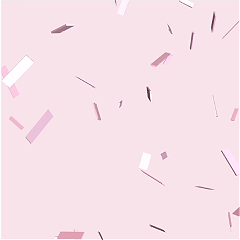 Sketch4 final — the camera flies through a rain of tumbling ice cream coloured ribbon confetti in 3D space.